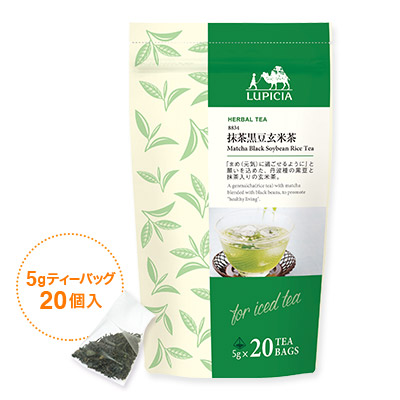 【日版】lupicia 夏日限定冷泡茶茶包加大号20个入【抹茶黑豆玄米茶】